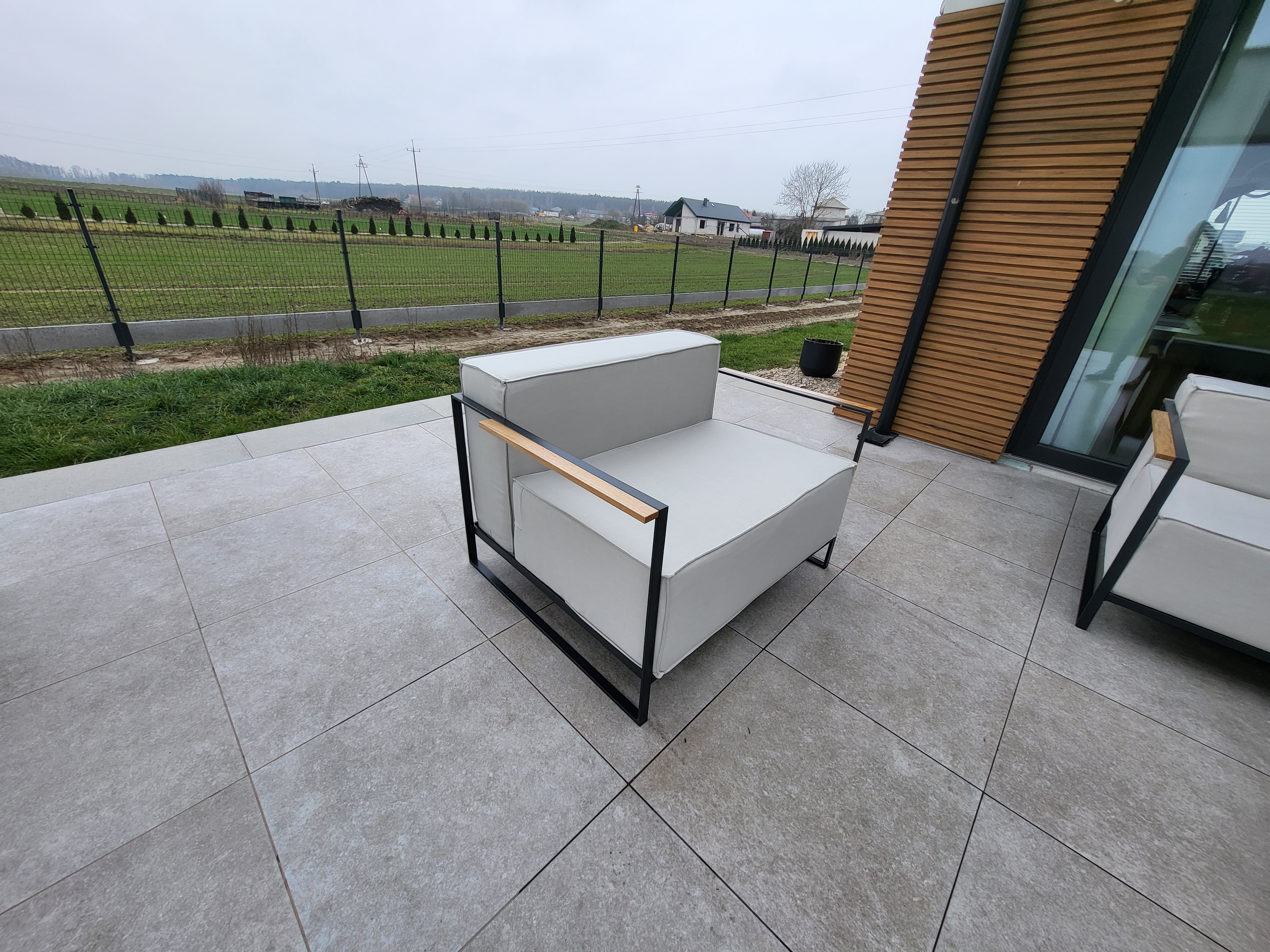 Fotel tarasowy – detal wykonania